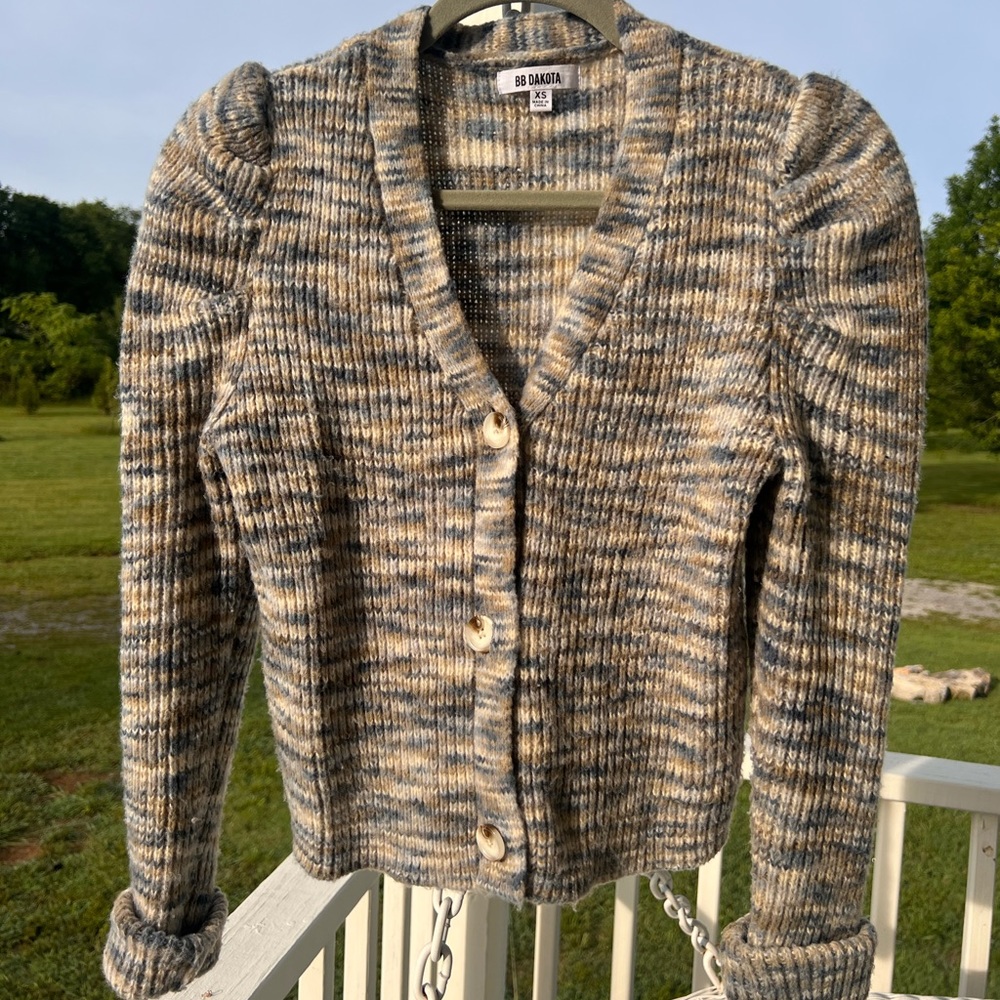 Bb Dakota space dyed sweater. Pretty cool/warm combo of colors. Like new